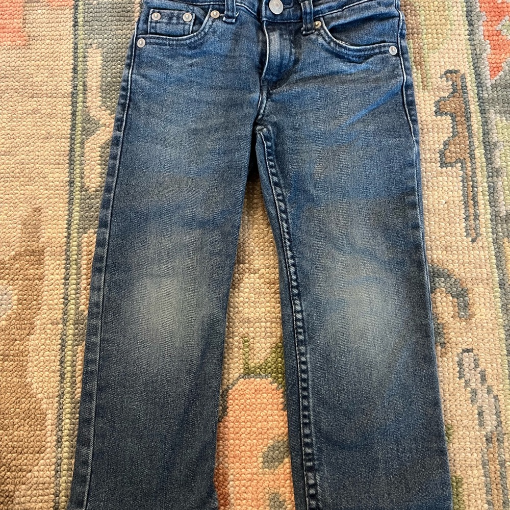Levi's Blue Jeans Classic Straight-Leg Style